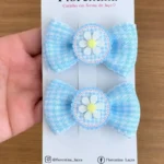 Parzinho de Laço Blue - foto 1