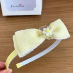 Tiara Infantil Flor Margarida - foto 1