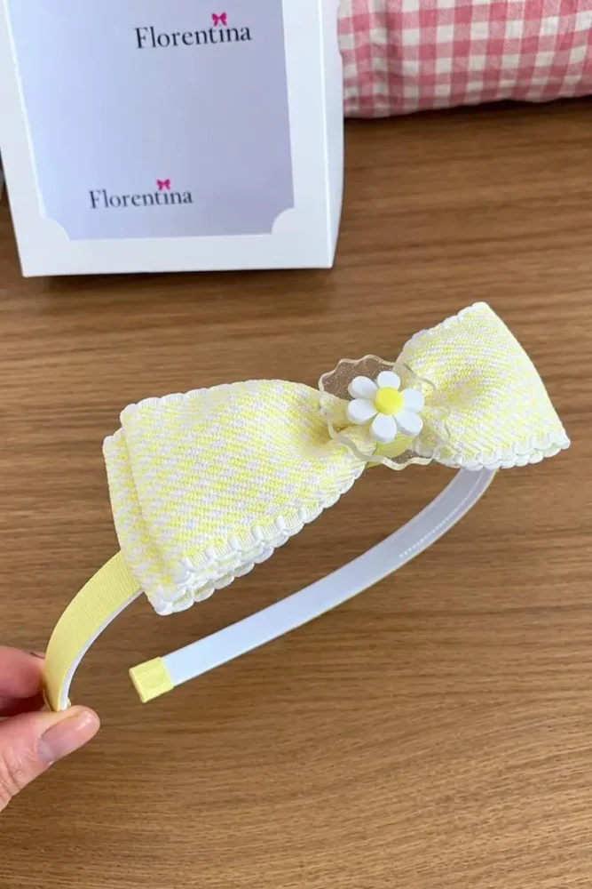 Tiara Infantil Flor Margarida - foto 1