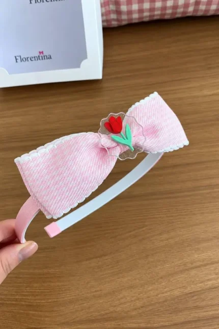 Tiara Infantil Flor Tulipa - foto 1